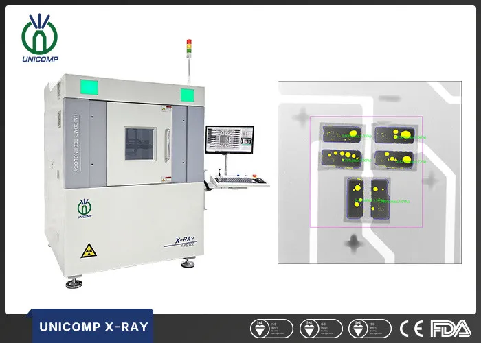 Close tube 2.5D X-ray Machine AX9100 for LED Soldering Quality Control with High Resolution Images
